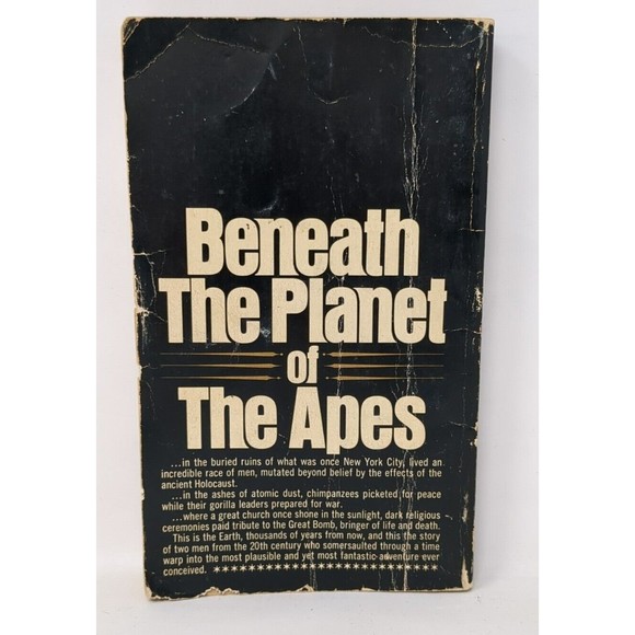 Beneath The Planet of the Apes Michael Avallone 1970 Bantam Paperback Book Club - Picture 2 of 13